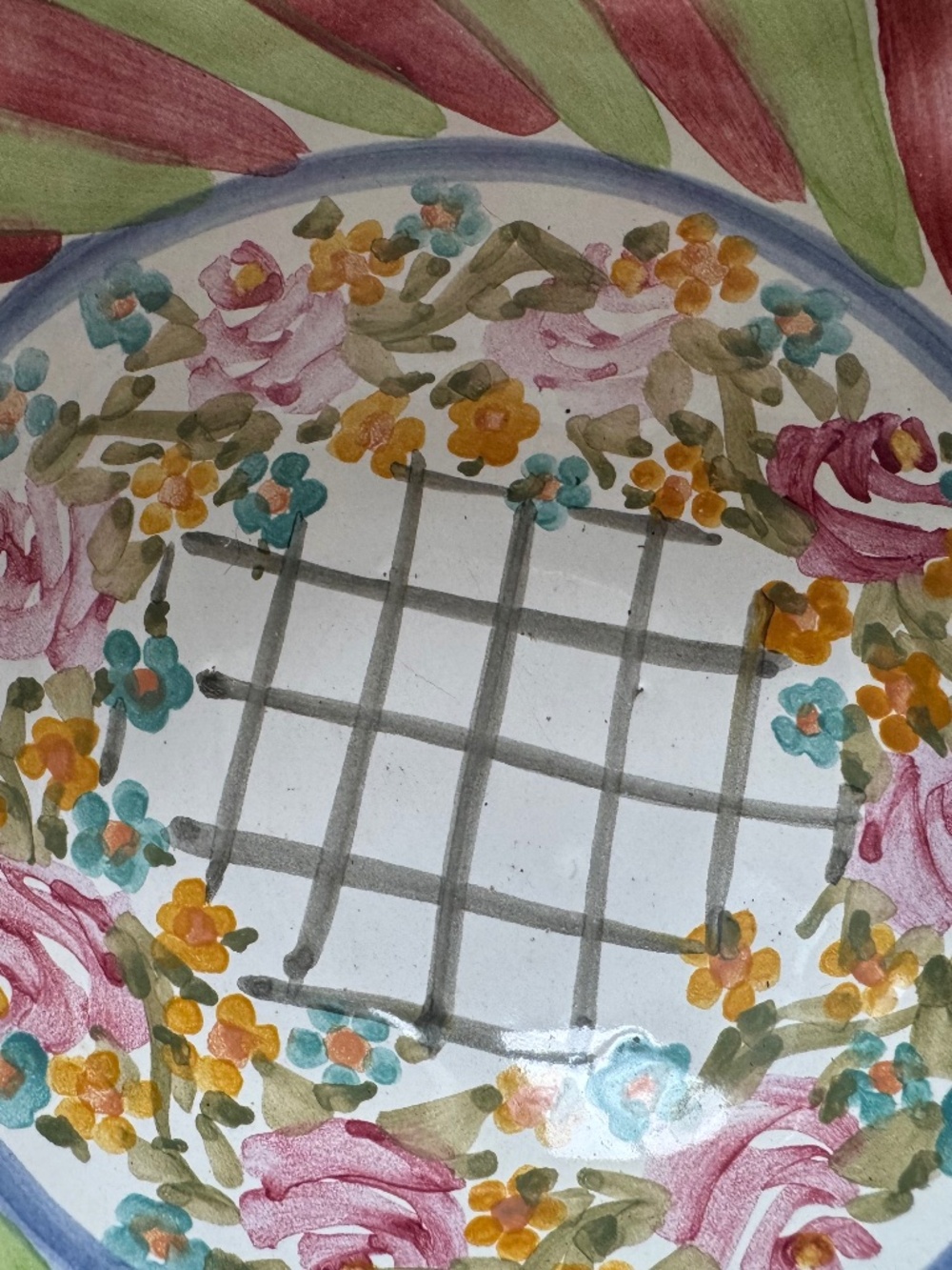 Stunning Retired MacKenzie Childs Taylor Glen Park Dinner Dessert  8” Fluted "82